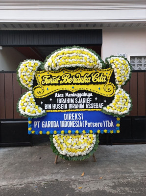 Papan Bunga Duka di Cigombong